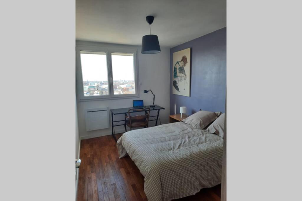 Appartement 70M² 3 Chambres Avec 3 Lits 2 Places Troyes Dış mekan fotoğraf